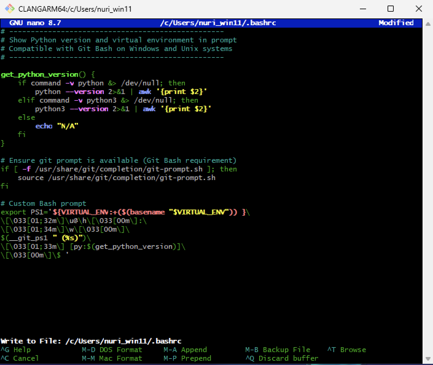 ⌨️ Git Bash (Windows) - Course Setup